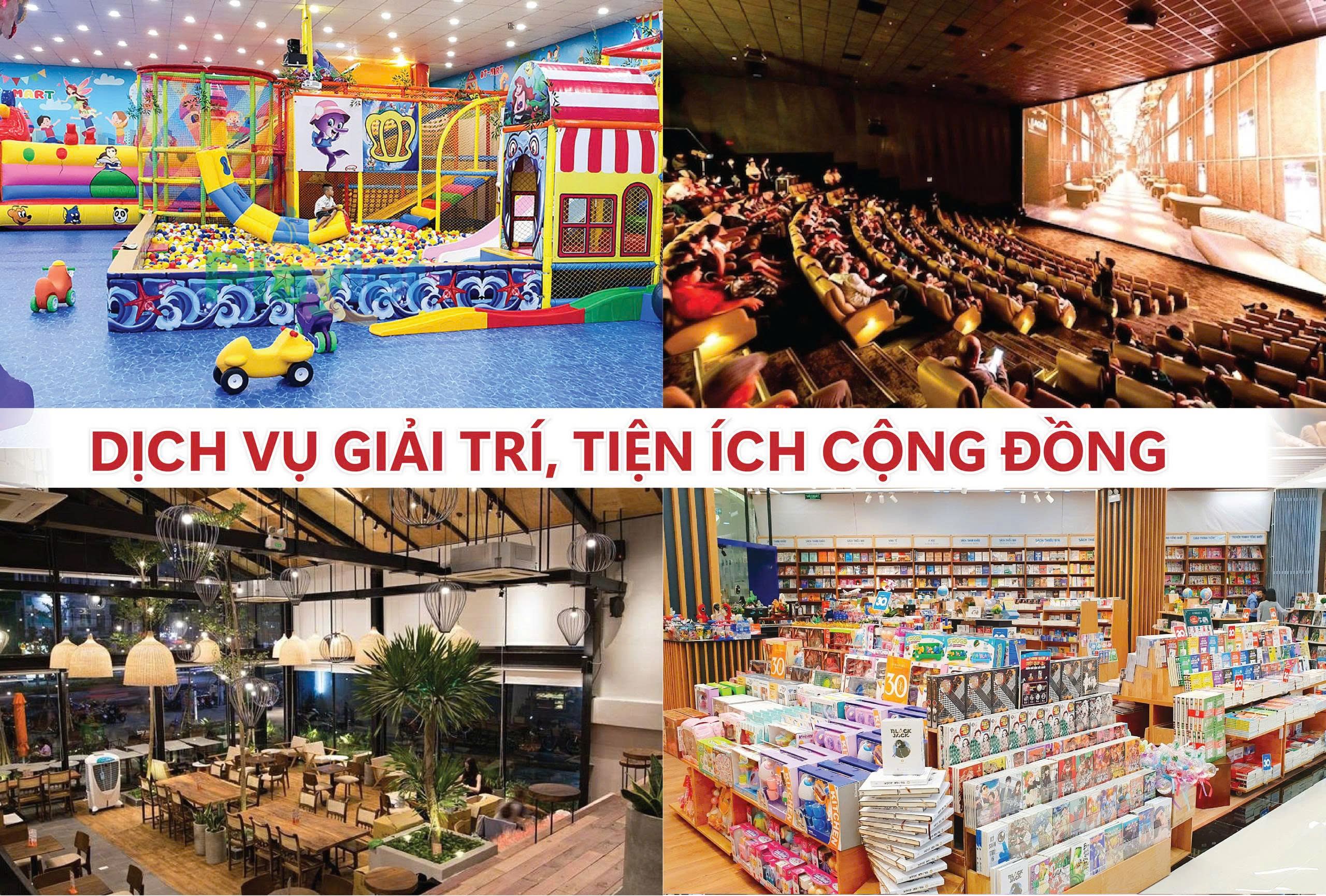 Dịch vụ giải trí, tiện ích cộng đồng